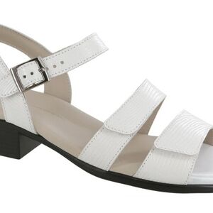 SAS White Strappy Sandals